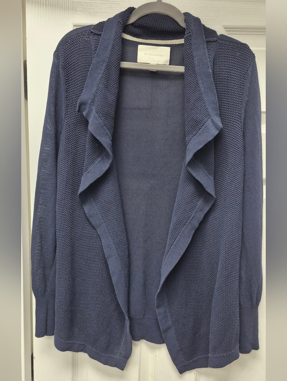 Brochu Walker Open-Front Draped Cardigan